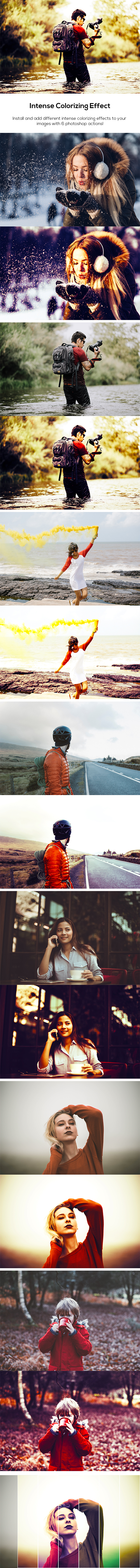 Intense Colorizing Effect - Photo Effects Actions