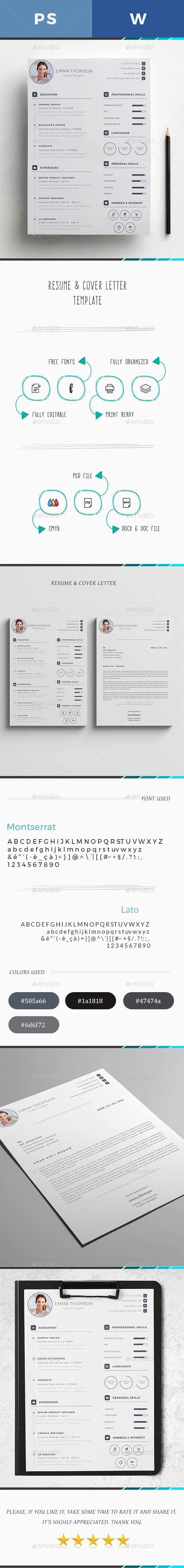 Resume - Emma - - Resumes Stationery