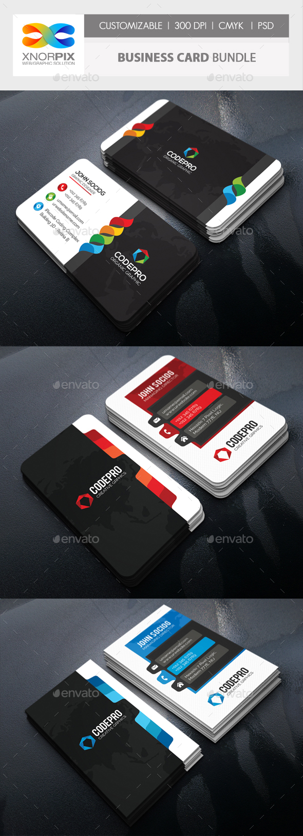 Business Card Bundle - Corporate Business Cards