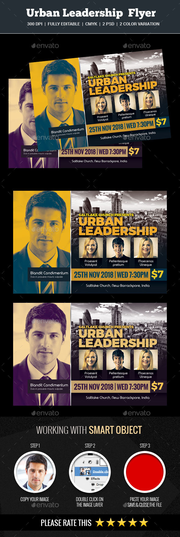 Urban Leadership Flyer - Church Flyers
