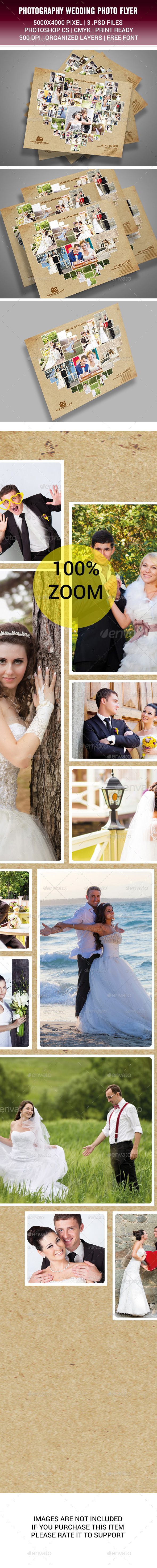 Photography Weddin Hearth Photo Flyer - Flyers Print Templates