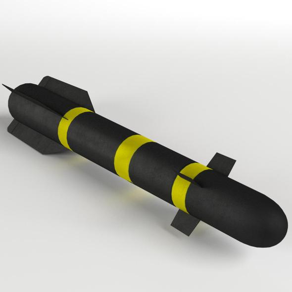 AGM-114 Hellfire Missile - 3DOcean Item for Sale