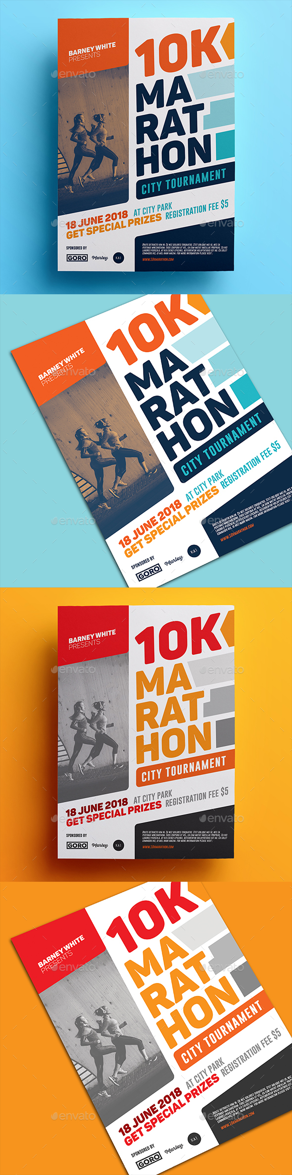 Marathon Flyer 02 - Sports Events