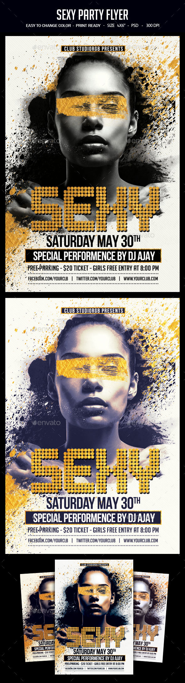 Sexy Party Flyer - Clubs & Parties Events