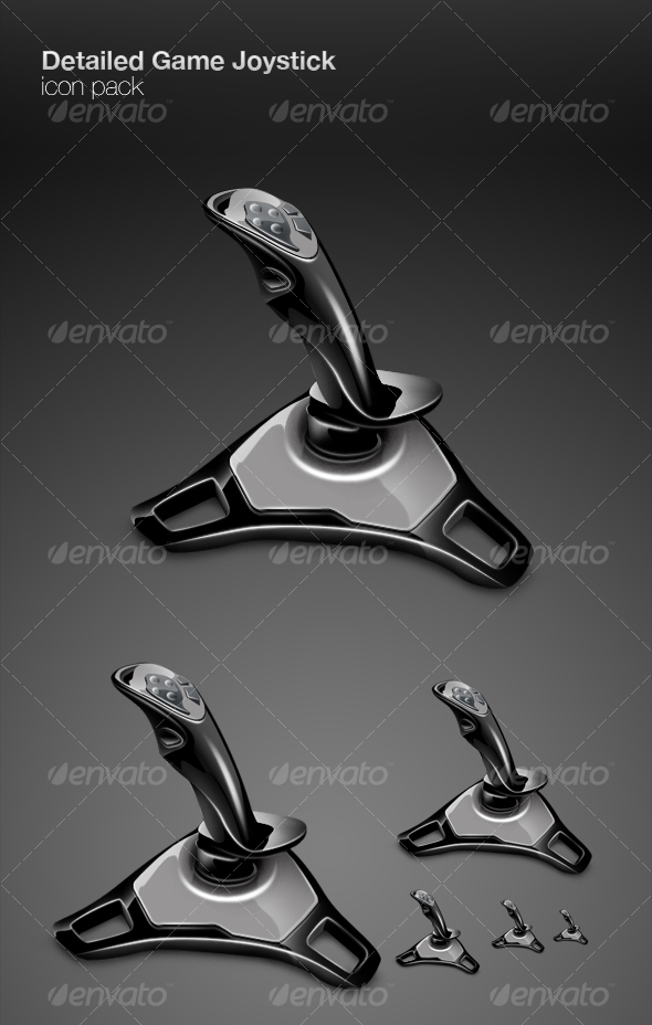 Detailed Game Joystick icon pack - Technology Icons