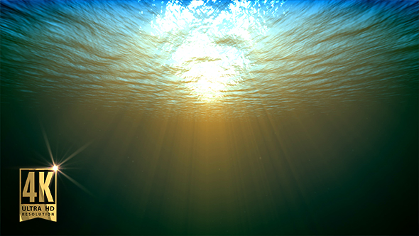 4K Underwater Looping Animation