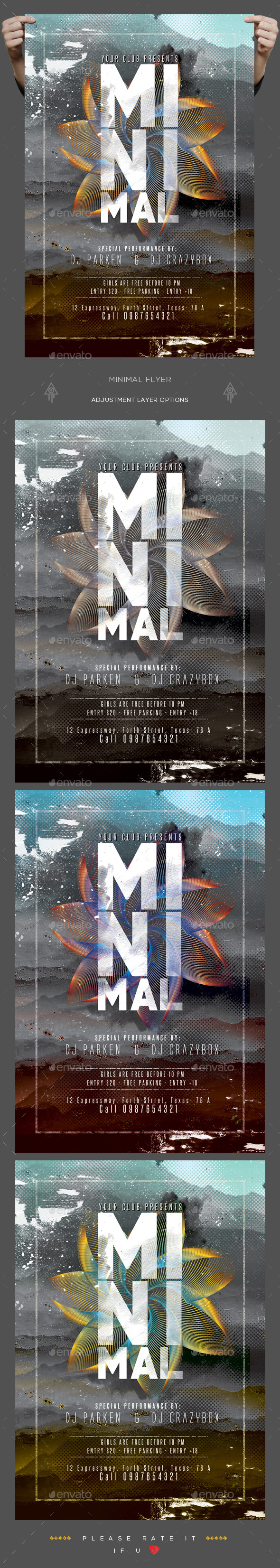 Minimal Flyer - Clubs & Parties Events