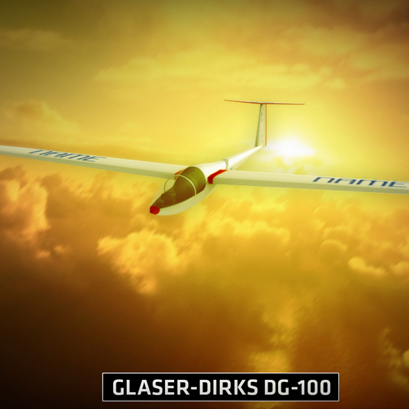 Glider Sailplane Glaser - 3Docean 19557642