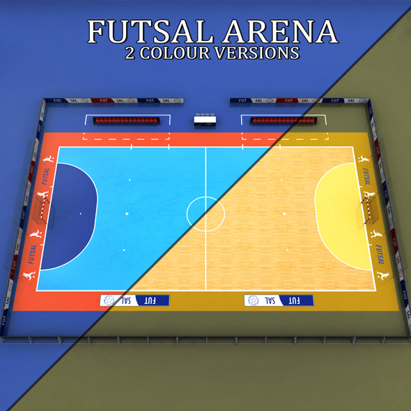 Futsal court arena - 3Docean 19557948
