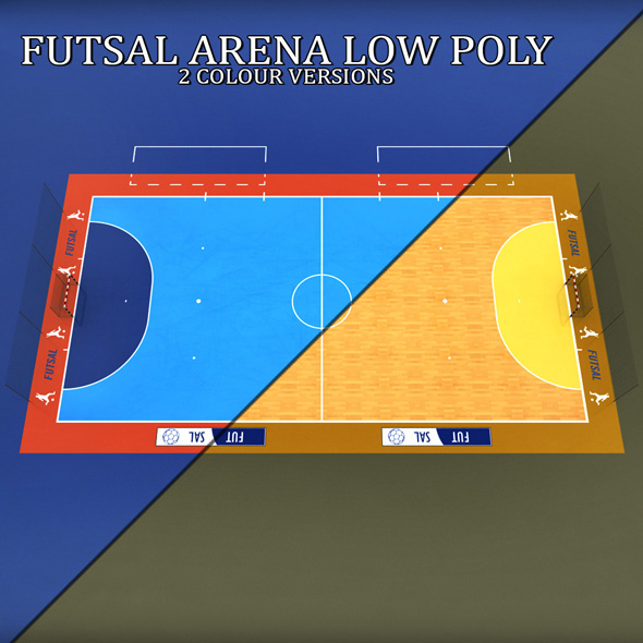 Futsal court arena - 3Docean 19557967