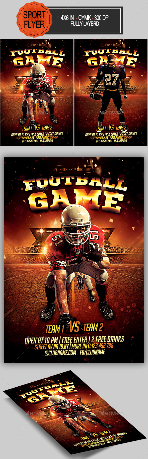 Football Flyer - Sports Events