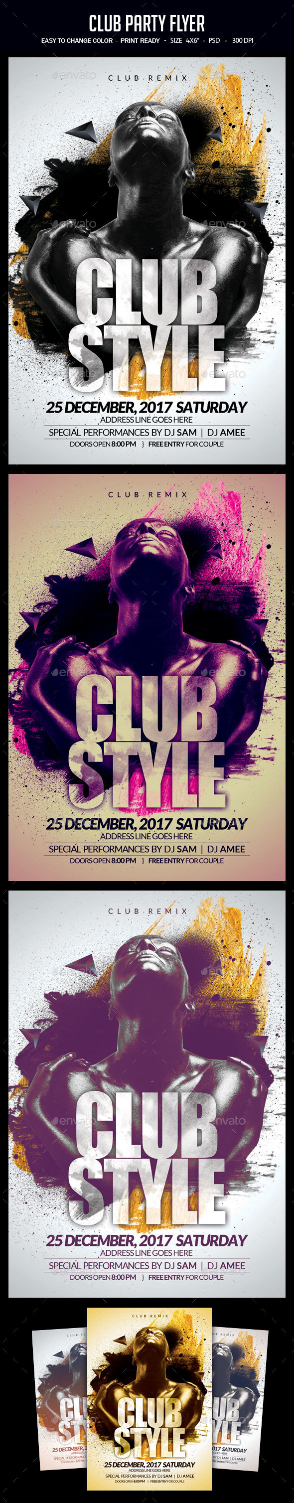 Club Party Flyer - Clubs & Parties Events