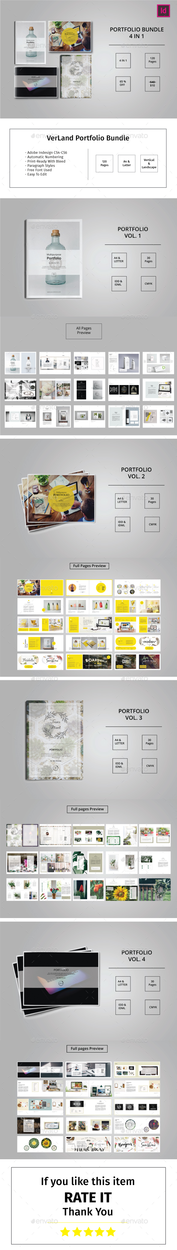 VerLand Portfolio bundle - Portfolio Brochures
