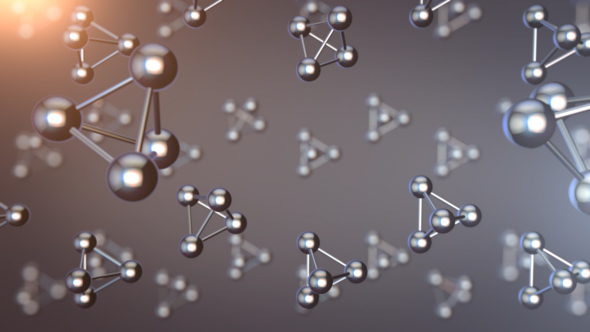 Molecule Bubbles Background V2