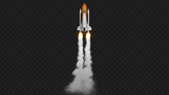 Shuttle Rocket Launch