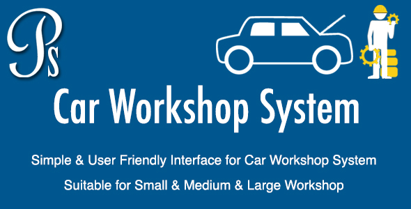 Car Workshop System - CodeCanyon 19562074