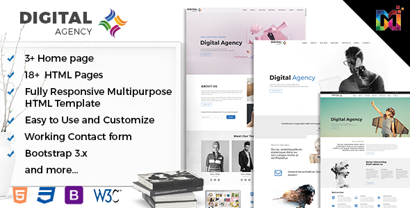 Responsive HTML Multipurpose - ThemeForest 19508901