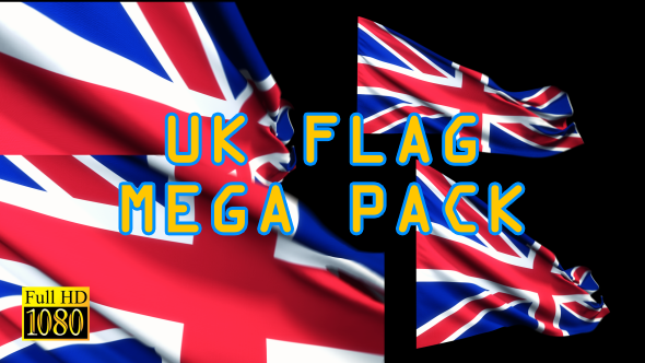 3D Flag Pack UK