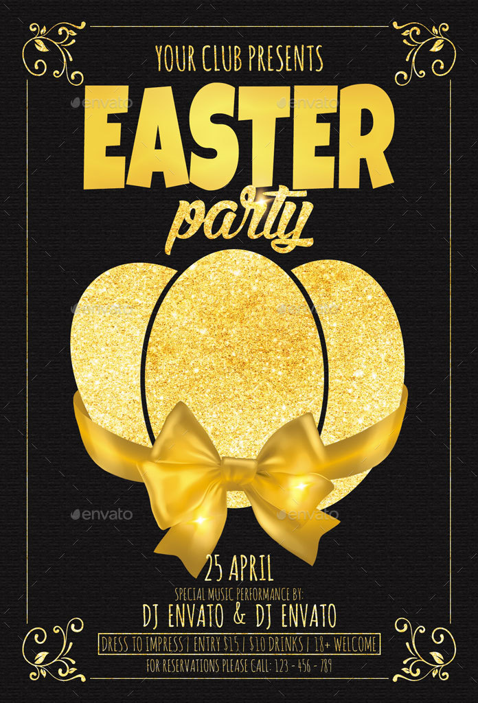 easter party flyer