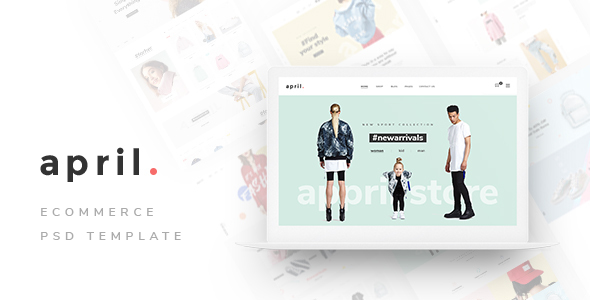 April - Ecommerce PSD Template by ThemeSun | ThemeForest