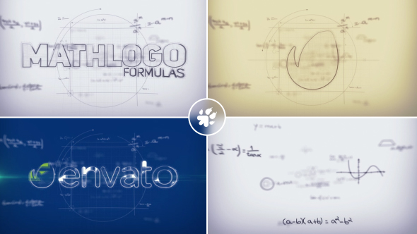 Math Formulas Logo Reveal