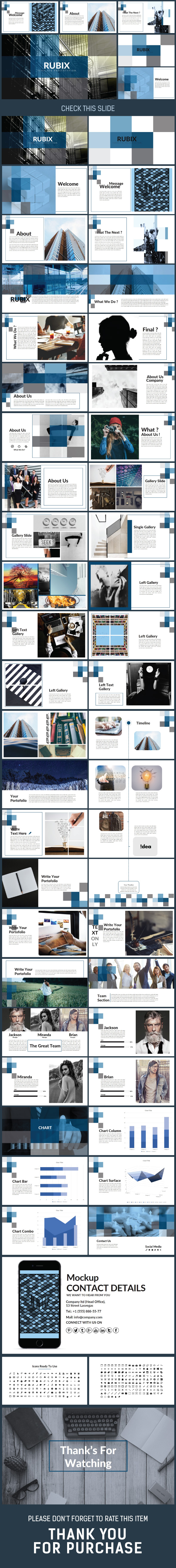 RUBIX Presentation Keynote Template - Creative Keynote Templates