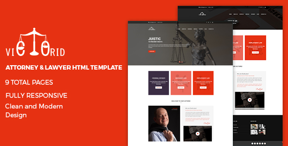 AttorneyLawyer HTML5 Template - ThemeForest 19564823