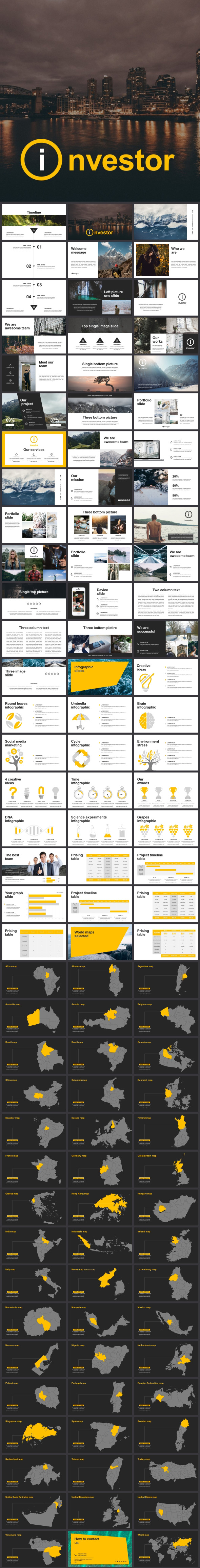 Investor Google Slides Template - Google Slides Presentation Templates
