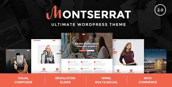 Montserrat - Multipurpose Modern WordPress Theme - Creative WordPress