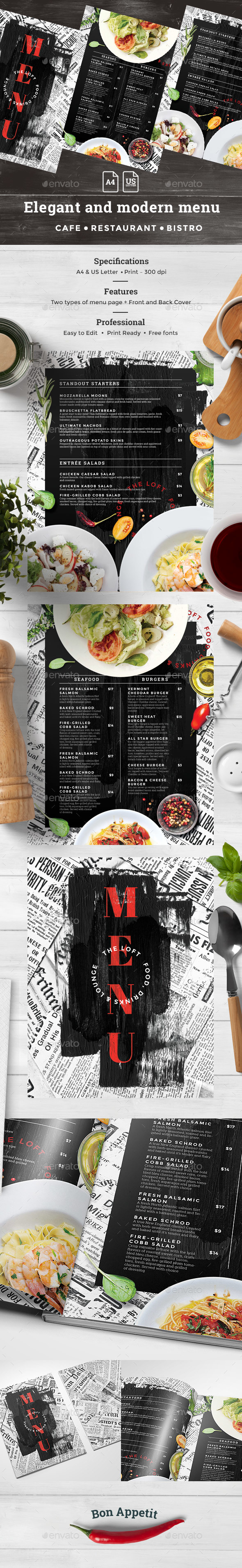 Cafe Menu