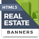 HTML5 Ads - Sleek Real Estate Banner Templates