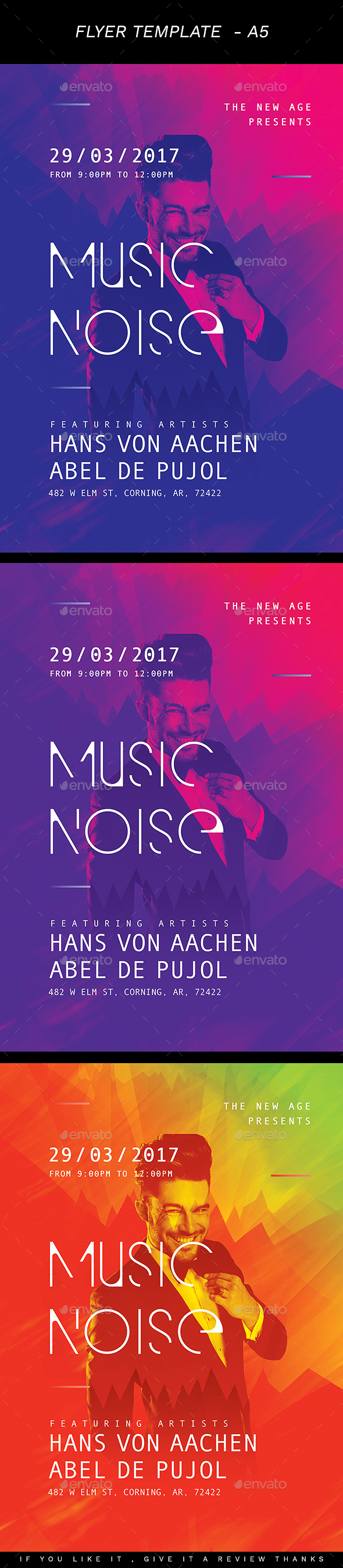 Minimal Flyer Template - Clubs & Parties Events