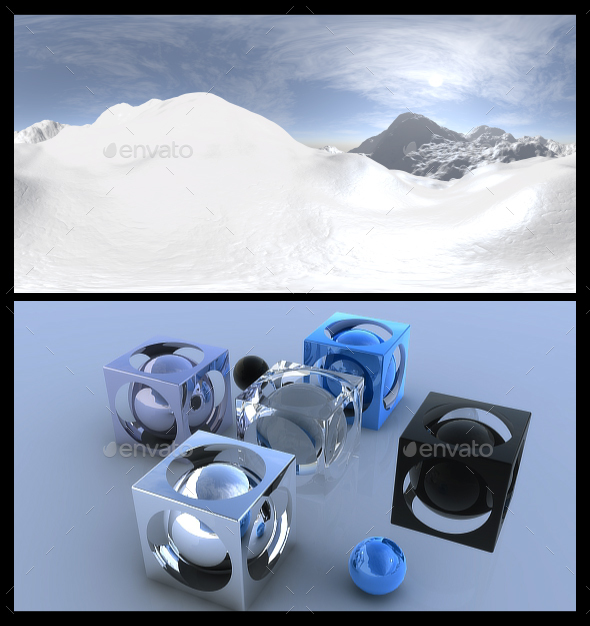 Snow 4 - HDRI - 3DOcean Item for Sale