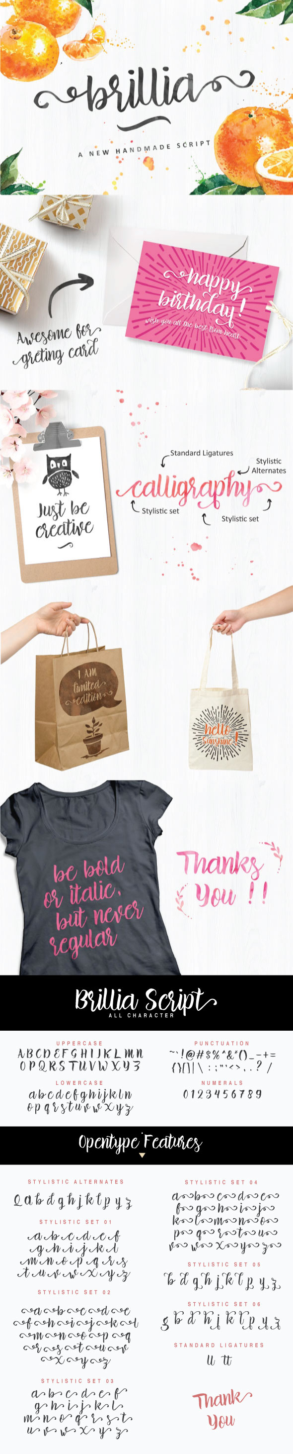 Brillia Script - Hand-writing Script