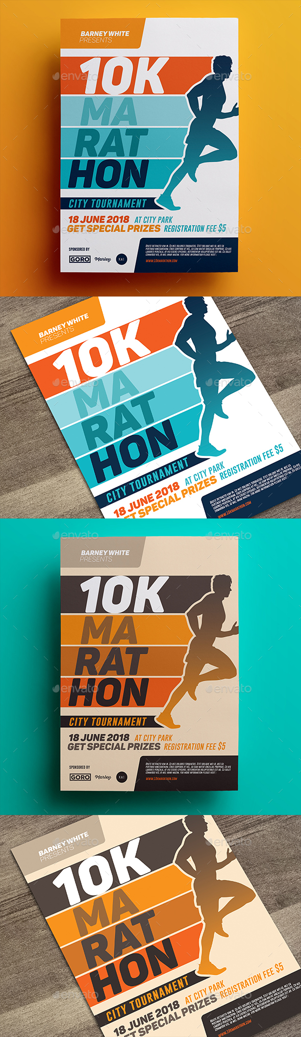Marathon Flyer 03 - Sports Events