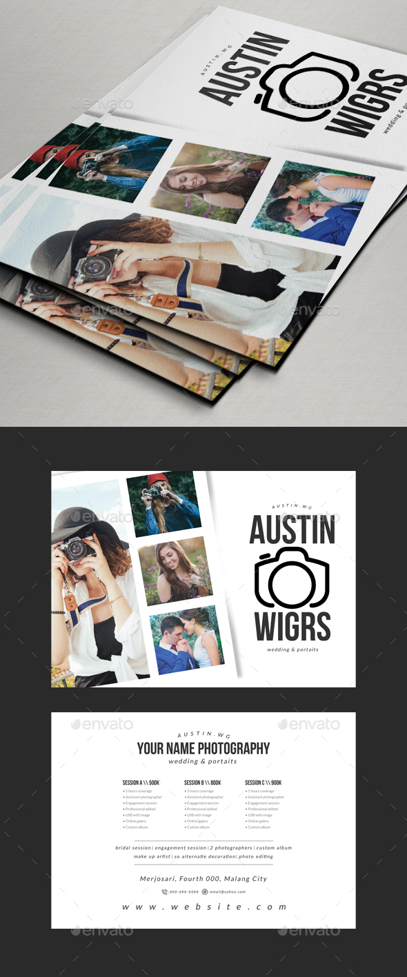 Photography Flyer / Pricing Sheet V2 - Corporate Flyers