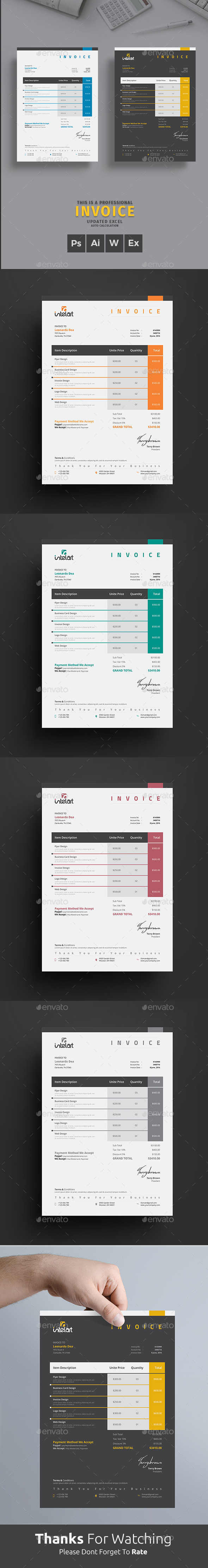 Invoice - Proposals & Invoices Stationery
