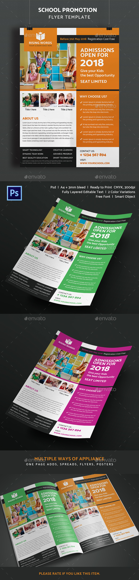 School Flyer - Corporate Flyers