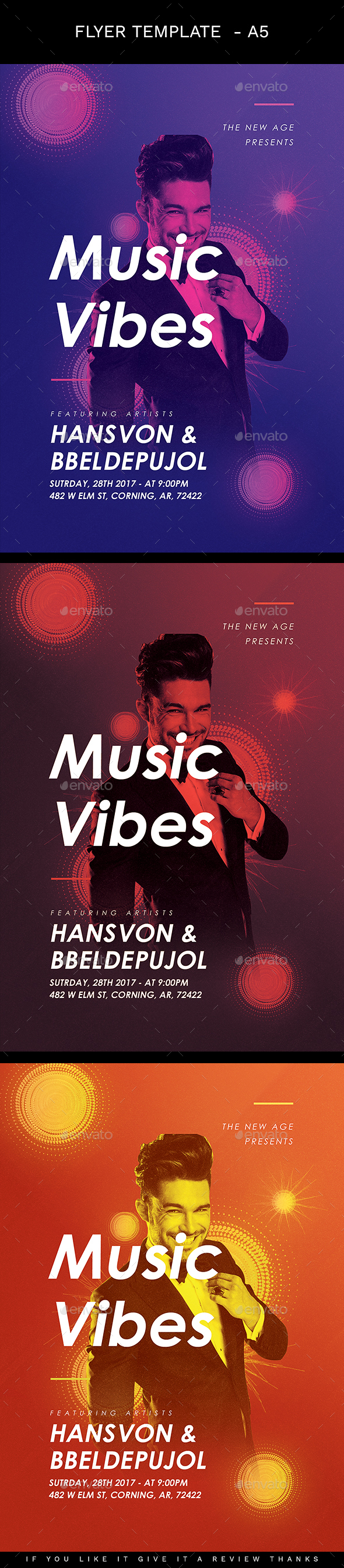 Minimal Flyer Template - Clubs & Parties Events