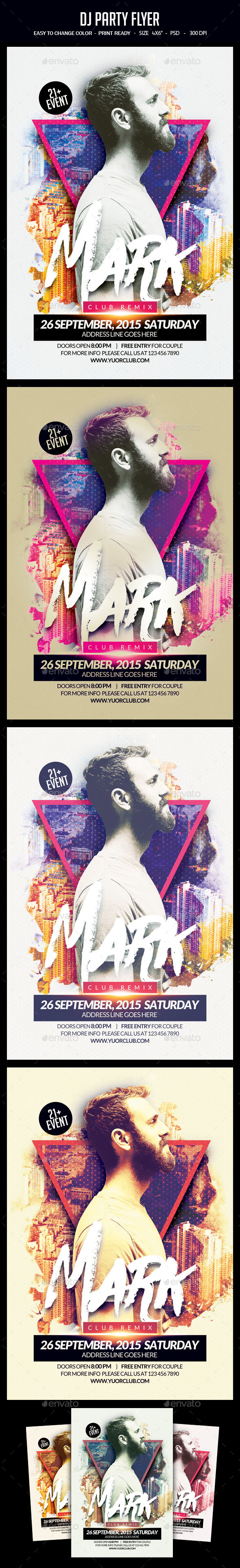 Dj Party Flyer - Clubs & Parties Events