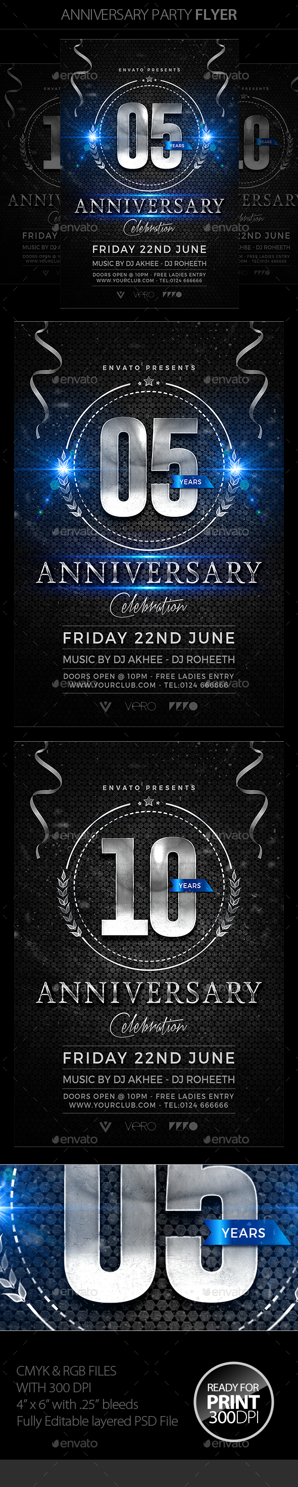 Anniversary Flyer - Events Flyers