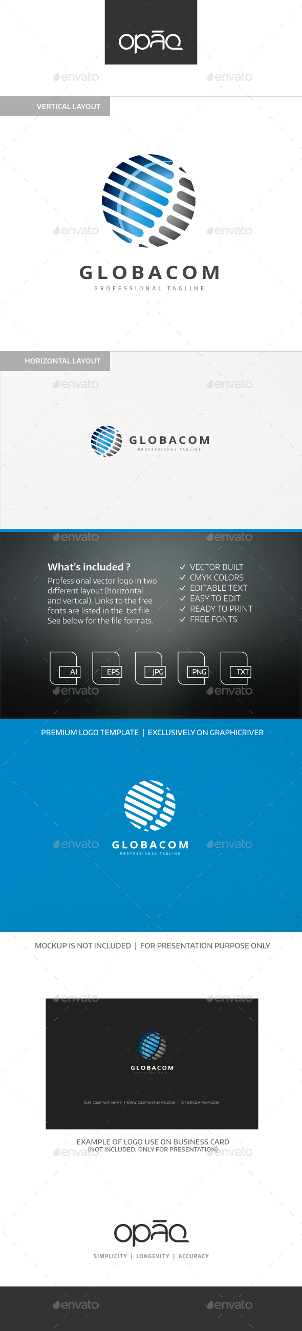 Global Vision Logo - Abstract Logo Templates