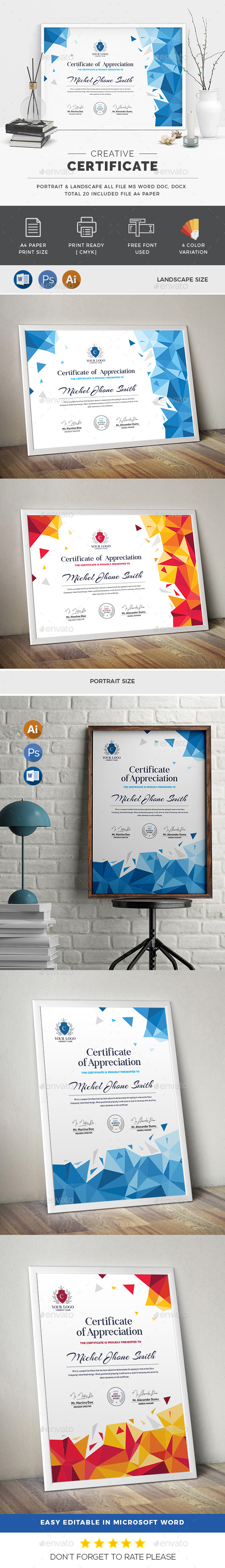 Certificate - Certificates Stationery