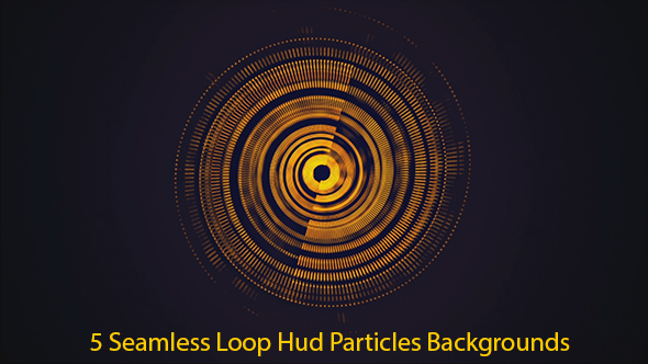 Hud Particles Abstract Backgrounds