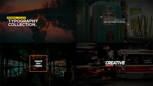 Animated Typography Pack - VideoHive 19574198