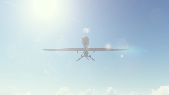 Realistic Military Drone UAV