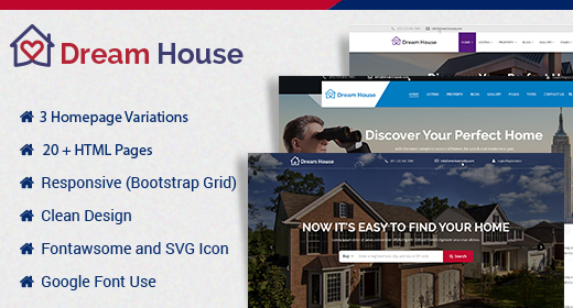 Dream House - Real Estate HTML Template
