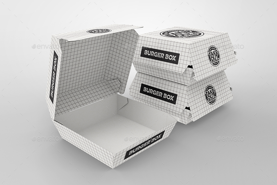 Download Burger Box Packaging Mock Up by incybautista | GraphicRiver