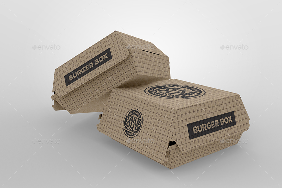 Download Burger Box Packaging Mock Up by incybautista | GraphicRiver