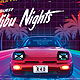 Out Run 80's Synthwave Flyer - GraphicRiver Item for Sale